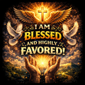 Im Blessed and Highly Favored! T-Shirt