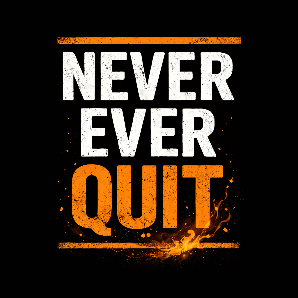 Never Ever Quit Cap