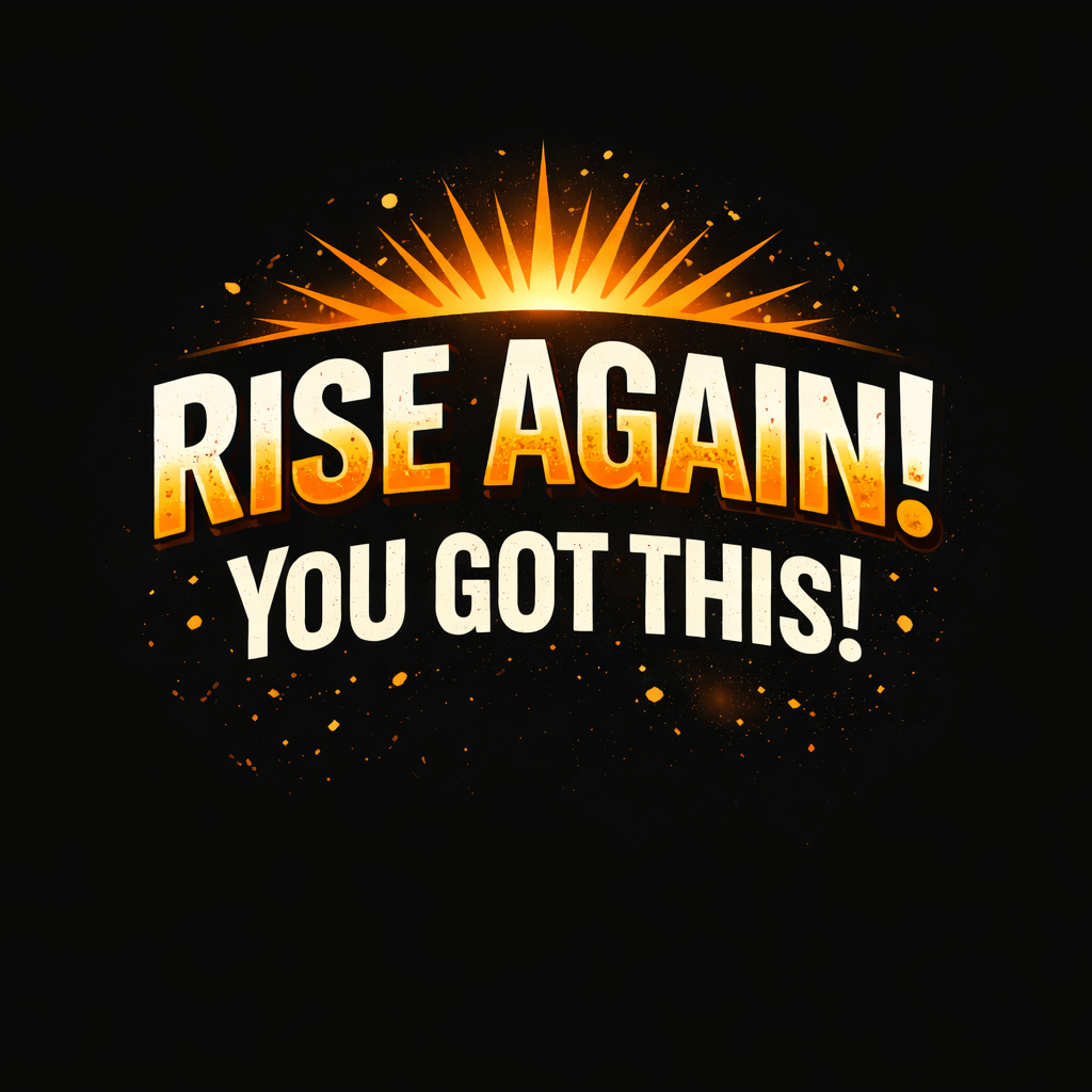Rise Again! You Got This! Cap