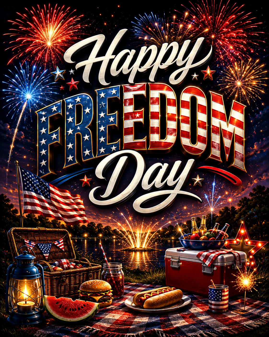Happy Freedom Day T-Shirt