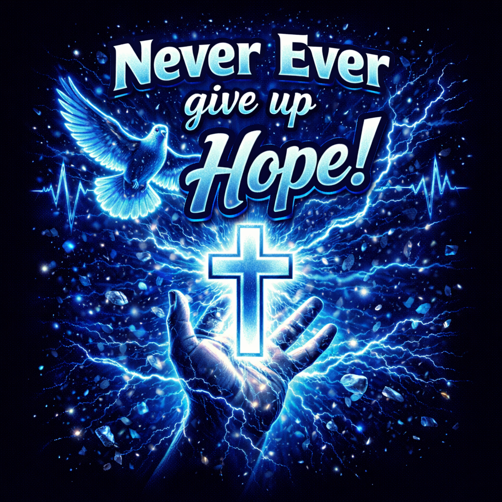 Never Ever Give Up Hope Coffee Mug
