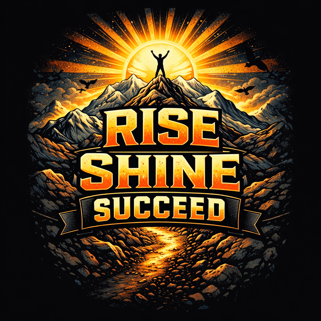 Rise Shine Succeed Shirt